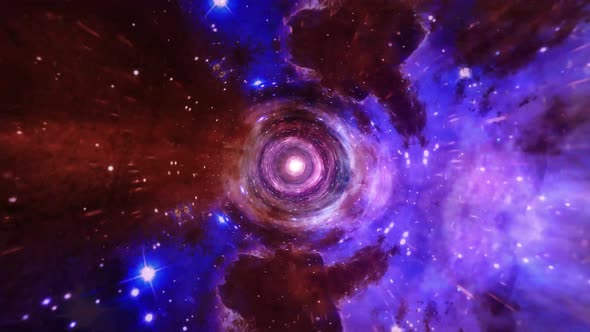 Abstract Space Galaxy Motion Background 4K alt