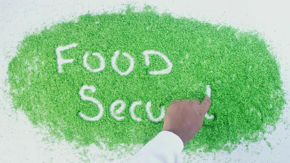Indian Hand Writes On Green Food Security