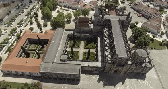Medieval Batalha Monastery, Mosteiro da Batalha, A UNESCO World Heritage Site In Batalha, Portugal A alt