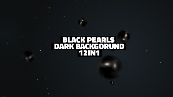 Black Pearls Dark Background 12in1
