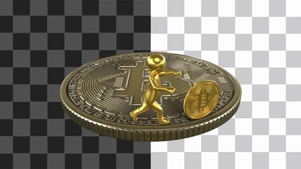 Bitcoin Looped Scene alt