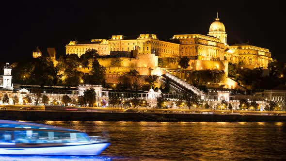 Budapest Danube by Night