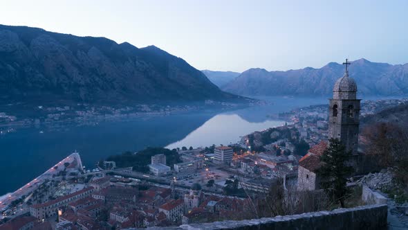 Day To Night Transition Time Lapse in Kotor