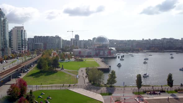 False creek downtown drone