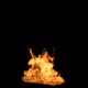 Burning Ground Fire Large Scale High Angle 03 - VideoHive Item for Sale