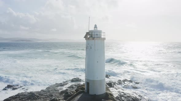 Lighthouse Roncudo A Coruna Galicia Spain