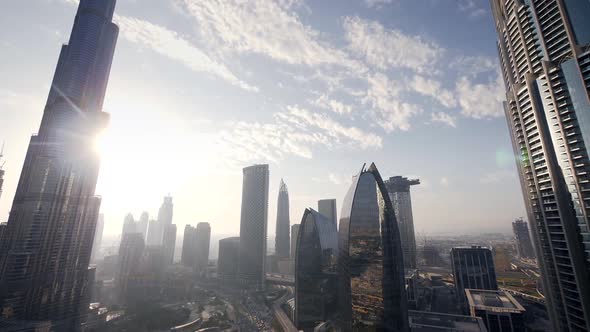 Urban City Metropolis Business Street Roads and Buildings District alt