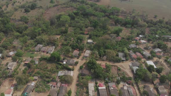 Palenque Town. aerial