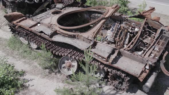 Destroyed Russian Military Equipment During the War in Ukraine alt