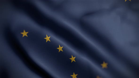 Alaska State Flag Angle