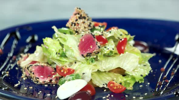 Nicoise Salad, Quail Egg. alt