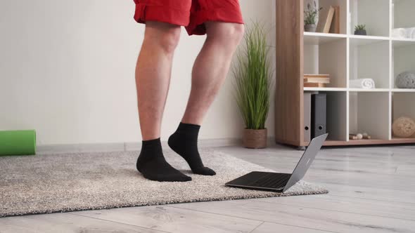 Warming Exercise Home Man Healthy Lifestyle Keep alt