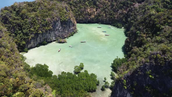 Lagoon of Hong Island, Ko Hong, Krabi, Thailand alt