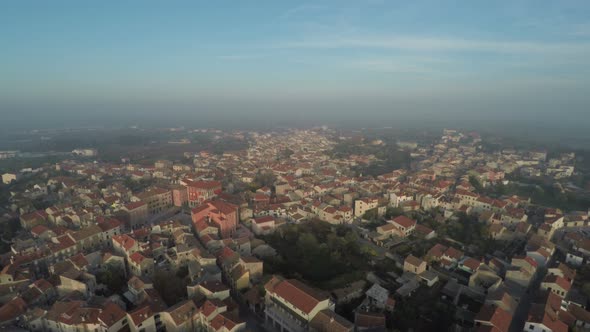 Aerial shot of Vodnjan town alt