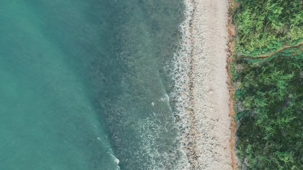 Afternoon Drone Camera View From An Awesome Coast And Its Closer Field ...