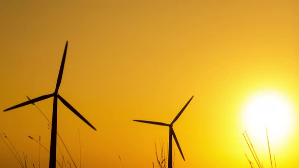 Wind Farm at Sunrise