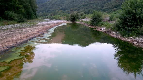 River Drone In Nature