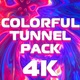 4K Colorful Tunnel Pack - VideoHive Item for Sale