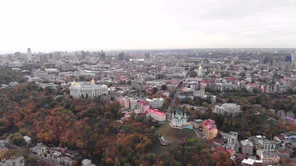 Kyiv, Ukraine. City View. Aerial Landscape alt