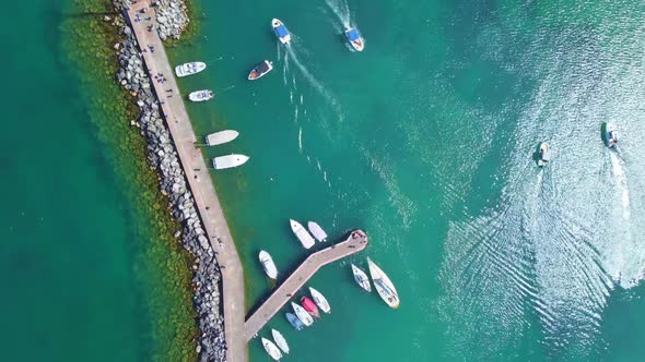 Lake Aerial View In Spring alt