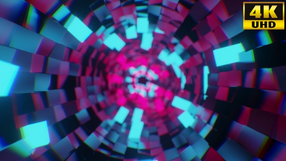 Geometric Tunnel Background Vj Loops V1 alt