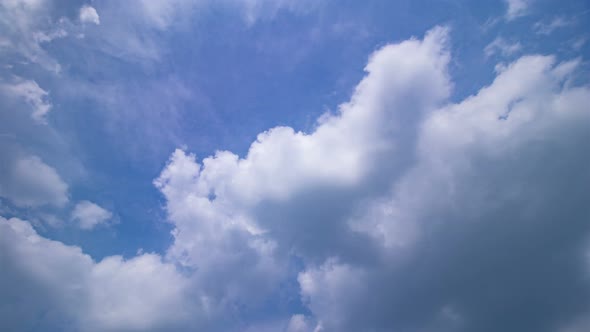 Blue Sky And White Clouds 