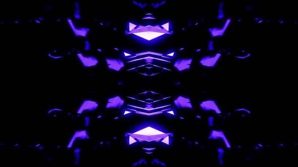 Future Cyberpunk Purple Equalizer Vj Loop Background HD