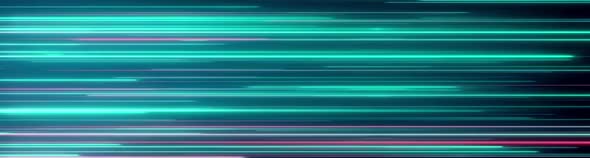 Cyan Green Light Speed Trails alt