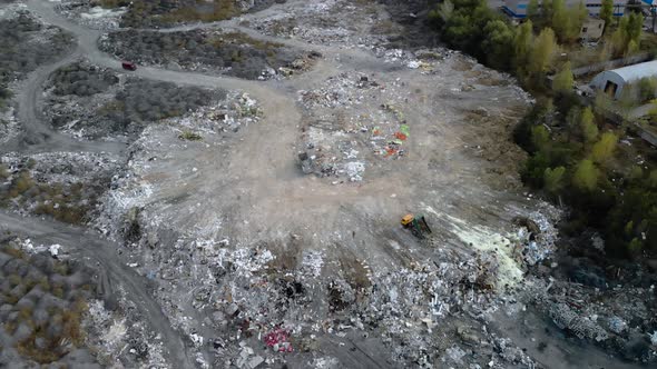 Winter Landscape in the Mountains Video From a Drone alt