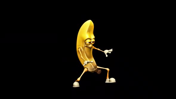 mr. Banan - Looped Dance with Alpha Channel and Shadow alt