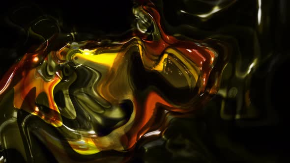Background Oily Marble Liquid Animation, Abstract Oily Liquid Animated alt