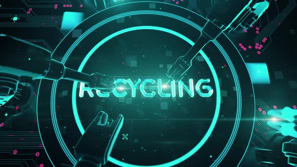 Green Computing with Digital Technology Concept alt