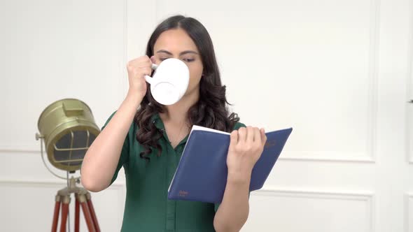 Morning Indian woman alt