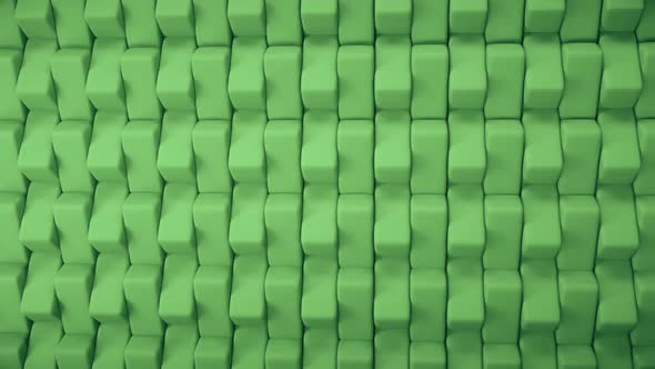 Rotating Green Bricks Wall Background alt