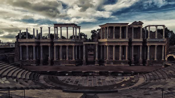 Timelapse Roman Theater of Merida