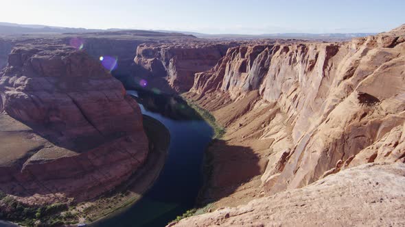 Horseshoe bend on the Colorado river alt