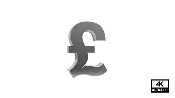 Silver GBP Pound Symbol Seamless Rotate alt