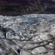 Aerial View of Glacier Texture at Breidamerkurjokull Glacier Tongue in Iceland - VideoHive Item for Sale