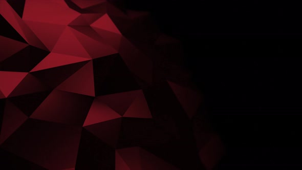 Polygonal Background Dark Red alt