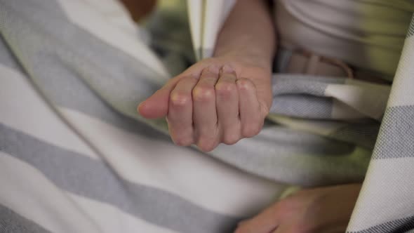 Girl Shakes Hand with Pills