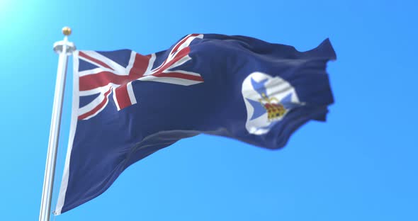 Flag of the State of Queensland, Australia alt