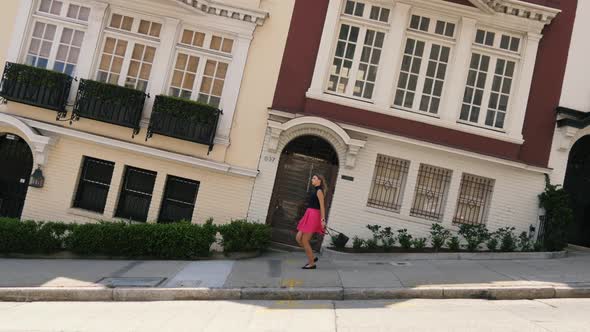 Girl Walking in San Francisco alt
