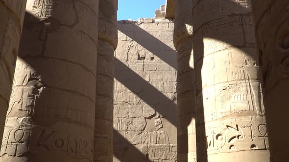 Karnak Temple in Luxor, Egypt. T