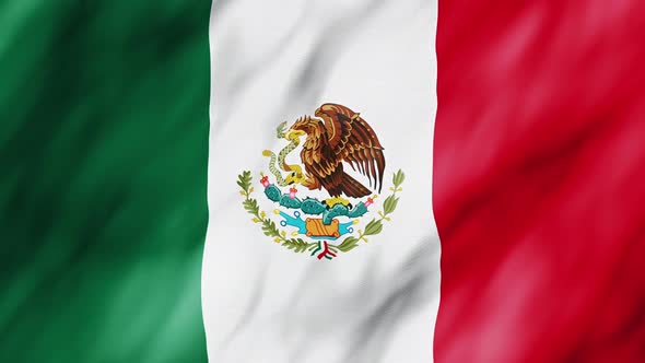 4k Flag of Mexico
