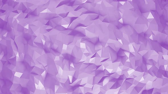 Low Poly Crystal Texture Purple Background