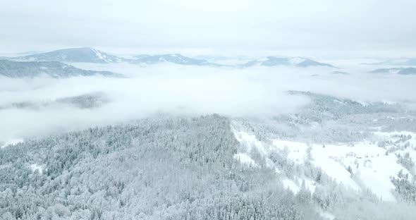 From Great Heigh Fairytale Mountain Landscape Snow Covered Alpine Sharp Peaks alt
