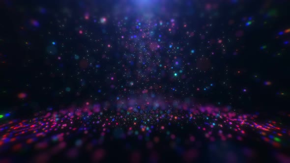 Falling Glittering Particles 04