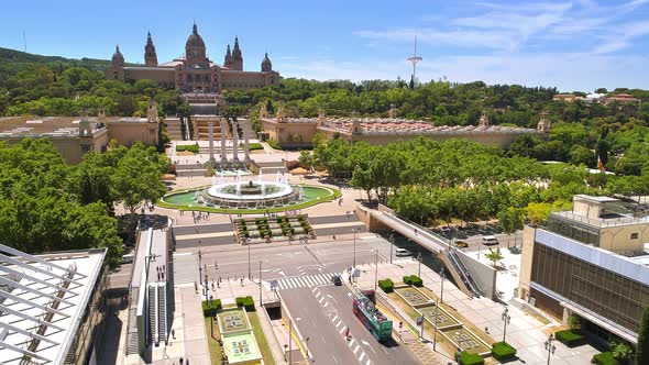 Magic Fountain in Barcelona alt