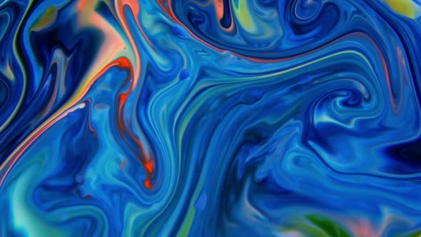 Colours Moving Surface Liquid Dreamy Paint Splashing 5 alt