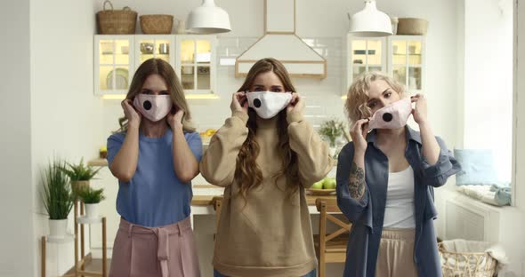 Putting Protecting Mask On to Stop the Pandemic alt